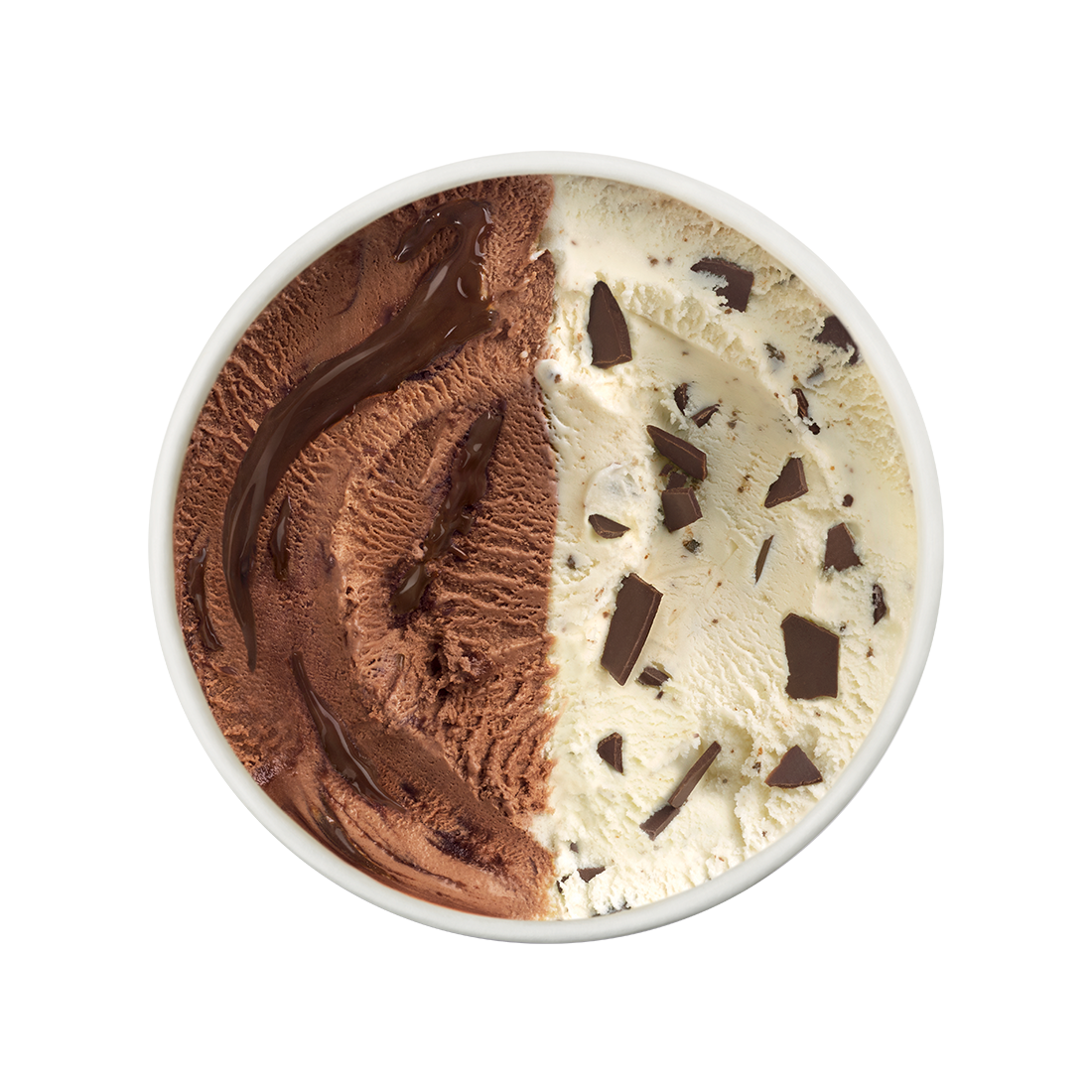 DUO Belgian Chocolate & Vanilla Crunch Lid Off